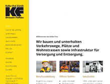 Tablet Screenshot of keller-frei.ch